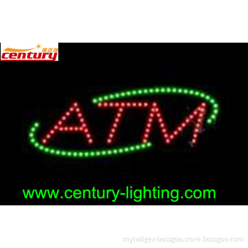 custom wholesale china factory price ATM animated led sign